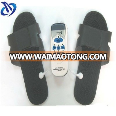 Latest hot product Foam electric slipper with snap or pin connect muscle massage stimulation machine